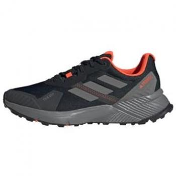 Zapatillas de montaña Adidas Terrex Soulstride R.RDY hombre, características: diseño para trail running, tecnología R.RDY para resistencia al agua y transpirabilidad, suela con tracción óptima, color negro, talla 39
