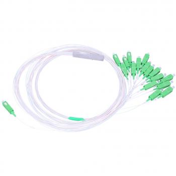 Splitter PLC SC/APC 1:16 con caja de acero y cable de 1.5m