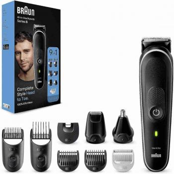 Braun MGK5410 Cortapelos Inalámbrico 9 en 1 Negro