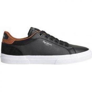 Pepe Jeans Kenton Court Black Sneakers for Men EU 43