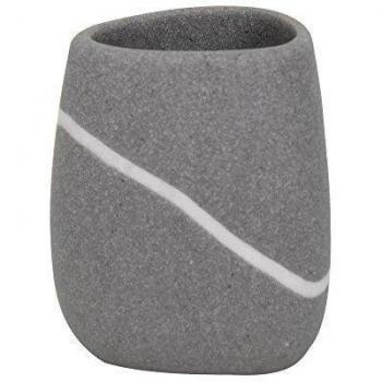 MSV Jaipur Zen - Vaso, poliresina, Color Piedra