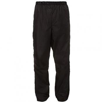 VAUDE Men's Fluid Full-Zip Waterproof Pants II - Size 3XL, Black