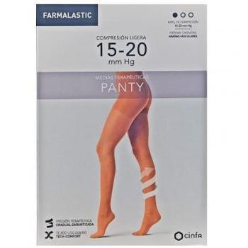 Farmalastic Pantimedia Compresión Ligera Camel Talla XL