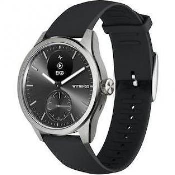 Withings ScanWatch 2 - Hybrid Smartwatch, 42mm, Black, EKG, SpO2 Monitoring, Sleep Tracking