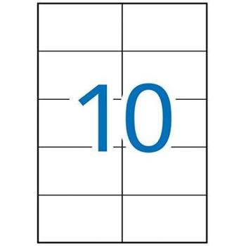 APLI 1878-Etiquetas A5 blancas 42,0 x 74,6 mm 15 hojas