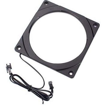 Phanteks Halos Digital RGB Fan Frame 140mm Negro con iluminación LED digital para soporte de ventiladores en carcasa del ordenador