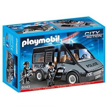 PLAYMOBIL - Furgón de policía con Luces y Sonido