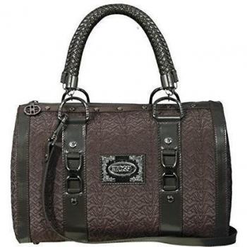 SILVIO TOSSI - Bolso al hombro de Charol para mujer Marrón marrón oscuro