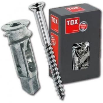 TOX 068701051 - Blíster de 4 tacos para cartón-yeso GD SPIRAL PRO 39 mm + tornillo