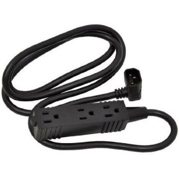 Regleta de Alimentación Ergotron SV 3 Salidas - Toma Corriente IEC, Accesorio para TV, Color Negro