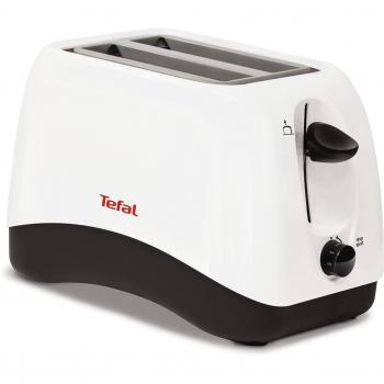 Tefal TT130130 2slice(s) 850W Blanco - Tostador (2 rebanada(s), Blanco, De plástico, 850 W)