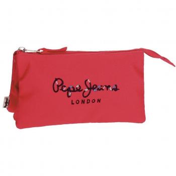 Pepe Jeans Harlow Neceser de Viaje, 22 cm, 1.32 litros, Rosa