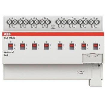 8-Channel 16A Switch Actuator for Home Automation - ABB SA/S8.16.2.2