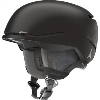Atomic Four Amid Casco Negro con tecnología de protección, ajuste personalizado, ventilación activa, forro interior suave y ligero, diseño moderno y elegante
