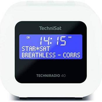 Despertador Radio DAB+ TechniSat TECHNIRADIO 40 Blanco con Altavoz FM