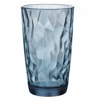VASO 47CL AZUL DIAMOND BORMIOLI