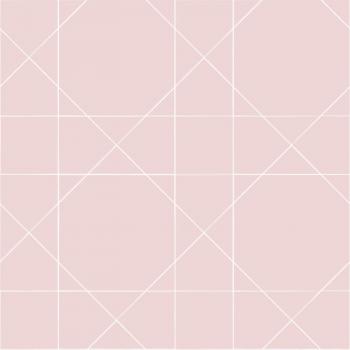 Papel Pintado Líneas Gráficas Rosa Viejo - 0,53 x 10,05 m - Estahome