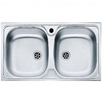 Fregadero Mepamsa Lineal 78.43 2 Cubetas Inox