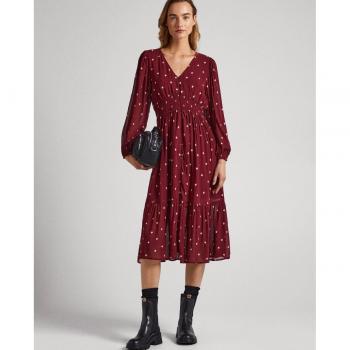 Vestido Pepe Jeans Gio Granate para Mujer