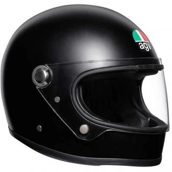 AGV X3000 Llanura Mate Negro Motocicleta Casco