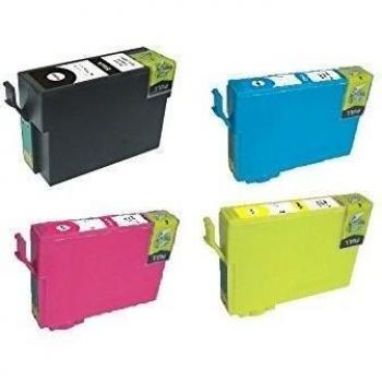 8X OR 2 FULL SETS OF COMPATIBLE T2711-4 INK CARTRIDGE FOR THE EPSON WORKFORCE PRO WF-3620DWF, WF-3640DTWF, WF-7110DTW, WF-7610DWF, WF-7620DTWF. REPLACE EPSON ALARM CLOCK INKS, 27XL SERIES. HIGH CAPACTIY 32ml BLACK & 18.2ml COLOURS