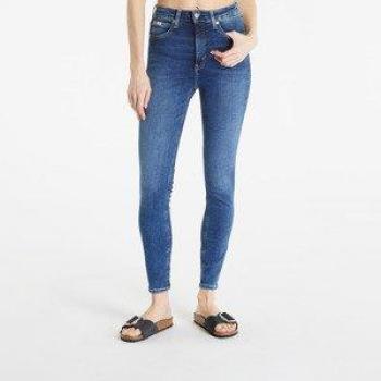 Calvin Klein Women's High Rise Super Skinny Ankle Jeans - Dark Blue, Size W28