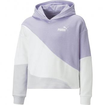 Sudadera Puma Power Colorblock CAT Hoodie G-25 para Niña