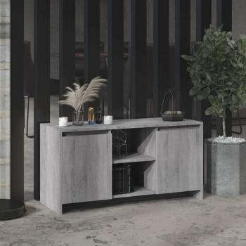 Mueble para TV de madera contrachapada 102x37,5x52,5 cm en color gris Sonoma