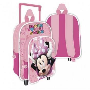 Mochila con carro infantil de Minnie Disney de 24x36x12cm