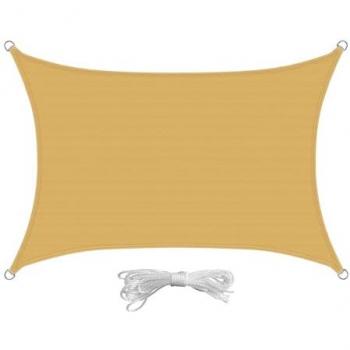 Vela de Sombra Rectangular 360x280 cm en PE 180g/m² San Miguel