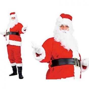 Costume di babbo Natale lusso taglia unica XXL