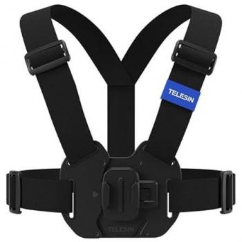 Arnés de Pecho Rápido TELESIN para GoPro Hero 13-8, SJCAM, Xiaomi y DJI Osmo Action