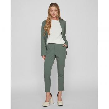 Pantalón de mujer slim fit Vila VIVARONE HW 7/8 Drapado