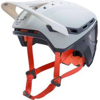 Casco Dynafit TLT Nimbus para hombre, color blanco y naranja, tamaño S-M, diseñado para esquí de montaña