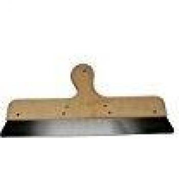 Toolland Espátula de Acero Inoxidable 250mm con Mango de Madera