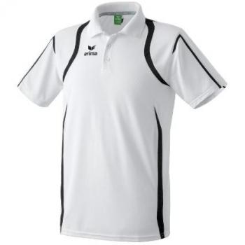 erima - Polo de Fitness y Ejercicio Infantil, tamaño 4, Color Blanco