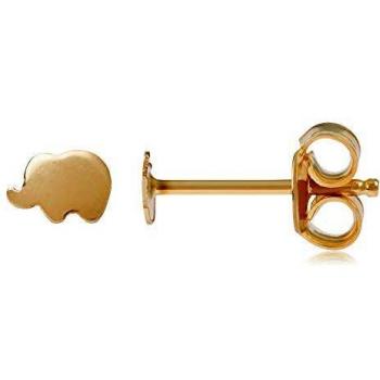 Córdoba Jewels | Pendientes en plata de ley 925 bañada en oro con diseño Elfante Gold