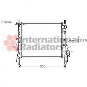 Van Wezel 43002158 radiador de refrigeración del Motor