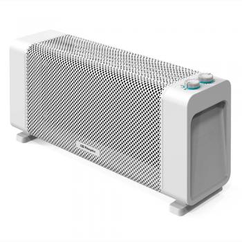 Radiador de Mica Orbegozo RMB 2010, Blanco, 2 Potencias, 1000W/2000W, Rápida Convección