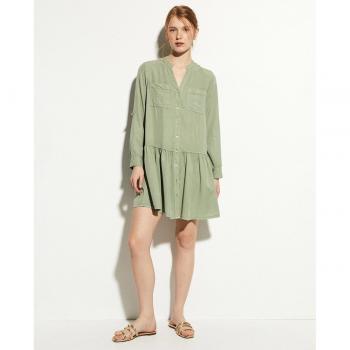 Sfera - Vestido falda con diseño elegante, tejido suave, corte ajustado en la parte superior y falda fluida, disponible en varios colores y tallas