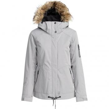 Roxy Chaqueta de Esquí Meade para Mujer - Impermeable, transpirable, aislamiento térmico, capucha ajustable, bolsillos con cremallera