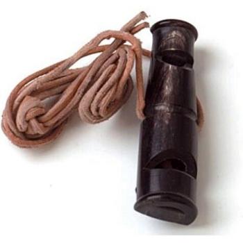 Arquivet Silbato de Cuerno de búfalo para Perros con cordón - Silbato para adiestramiento y Entrenamiento de Perros - Silbato canino - Pito para Perros, Canes - 9 cm, 1 Unidad