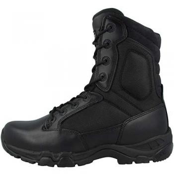 Magnum Viper Pro 8.0+ Side-Zip Black Leather Safety Boots for Men, UK Size 13