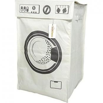 ihomagic lavadora estilo cesta de colada Cesta Bolsa Ropa Sucia organizador de almacenamiento con tapa