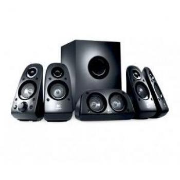 Logitech Z506 5.1 Surround Sound Speaker System con 75W RMS, 150W de potencia máxima, incluye cuatro satélites, un altavoz de canal central y un subwoofer - Modelo 980