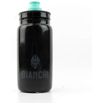 Bianchi - Cantimplora Fly 2019, capacidad 550 ml, color negro brillante con logotipo Bianchi cód. C9010132