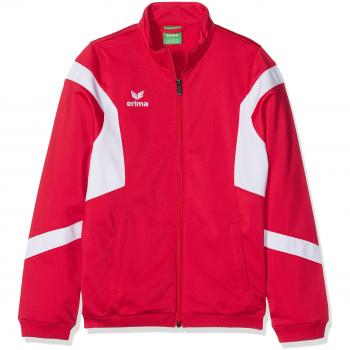 Erima Classic Team poliéster chaqueta, todo el año, infantil, color rojo / blanco, tamaño 152