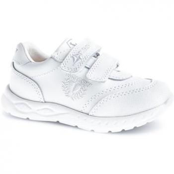 Zapatillas Deportivas Blancas Pablosky 296900 para Niños con Puntera Reforzada, Velcro y Suela Antideslizante