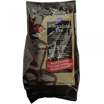 Wilton Chocolate Pro y Pluma Fondue Wafers 2lb-Chocolate