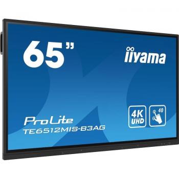 Monitor Iiyama TE6512MIS-B3AG 65 4K Ultra HD, Pantalla de gran formato